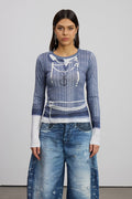 Emem Illusion Print Top