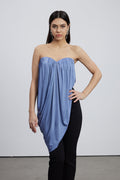 Emerens Strapless Draped Top