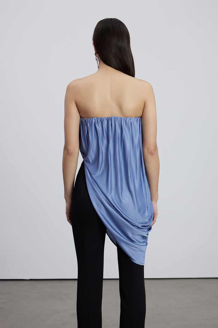 Emerens Strapless Draped Top