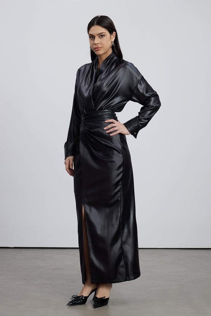 Emilie Ruch Leather Skirt Set
