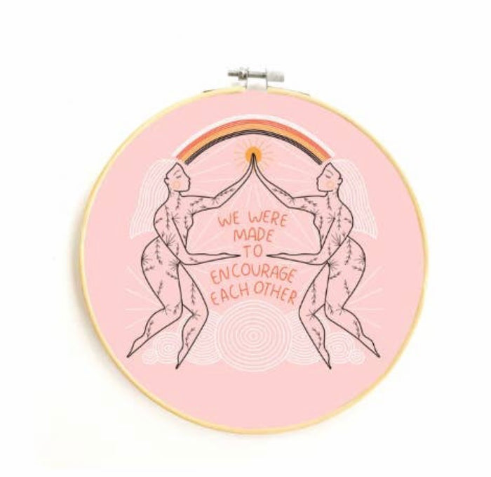 Encourage Each Other Embroidery Kit