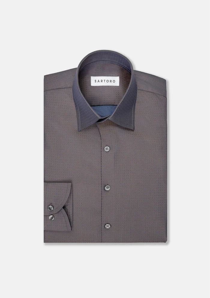Dark Brown Shirt - SARTORO