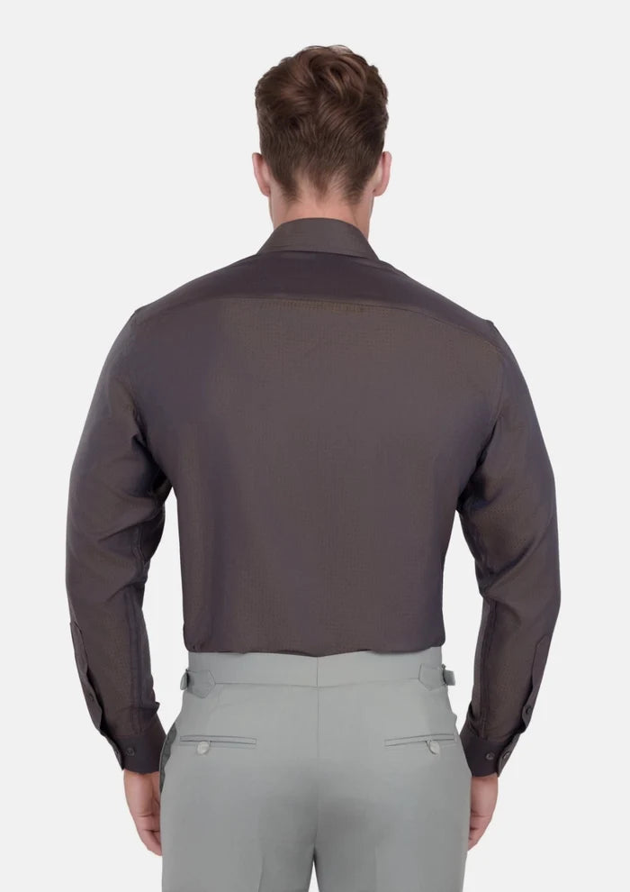 Dark Brown Shirt - SARTORO