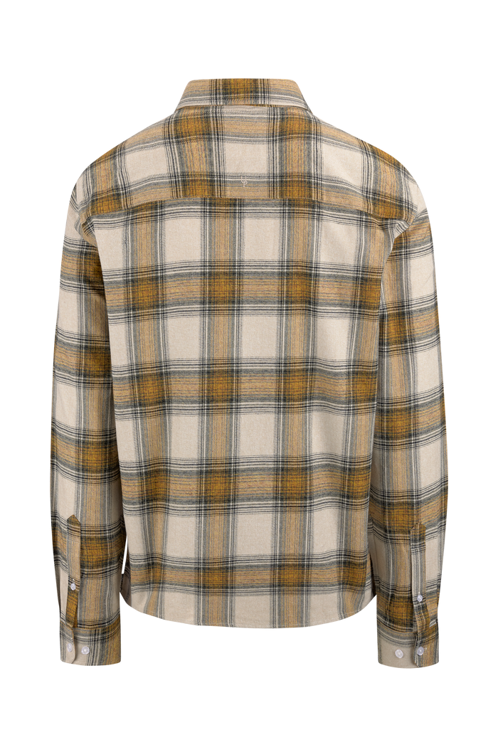 Urban Pioneers Male Everett LS Shirt SHIRT YELLOW CHECK