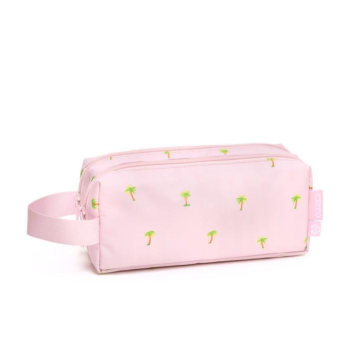 119723-68-EXECO_PALMIERS_ETUI_A_CRAYONS_2_COMPARTIMENTS-01-3634800033-EXECO | PALM TREE 2 COMPARTMENTS PENCIL CASE-Kids Pencil Cases | Accessories-Execo-Yellow Shoes