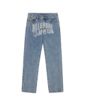 Faded Arch Logo Denim Pants