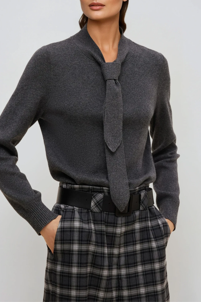 Fahd Tie Up Knit Top