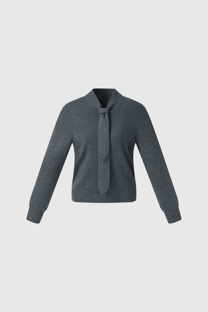Fahd Tie Up Knit Top