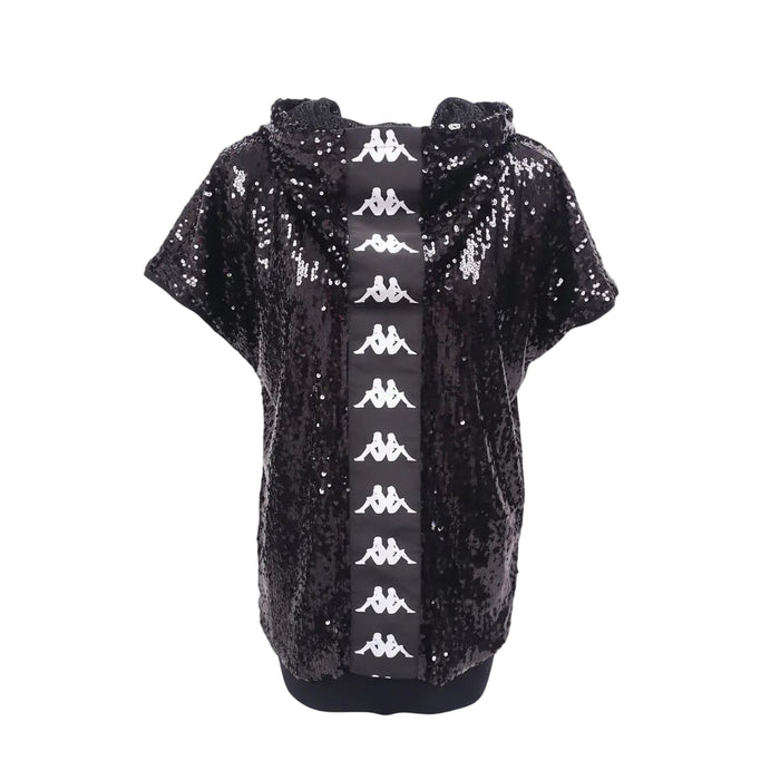FAITH CONNEXION SEQUIN ZIP-UP SWEATSHIRT - SIZE S