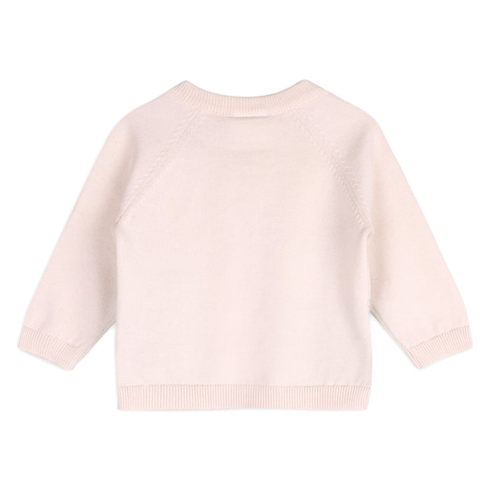 Farm Sheep Jacquard Sweater Knit Baby Pullover (Organic Cotton)