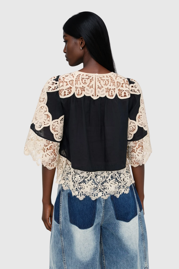 Farzad Embellished Cochet Top