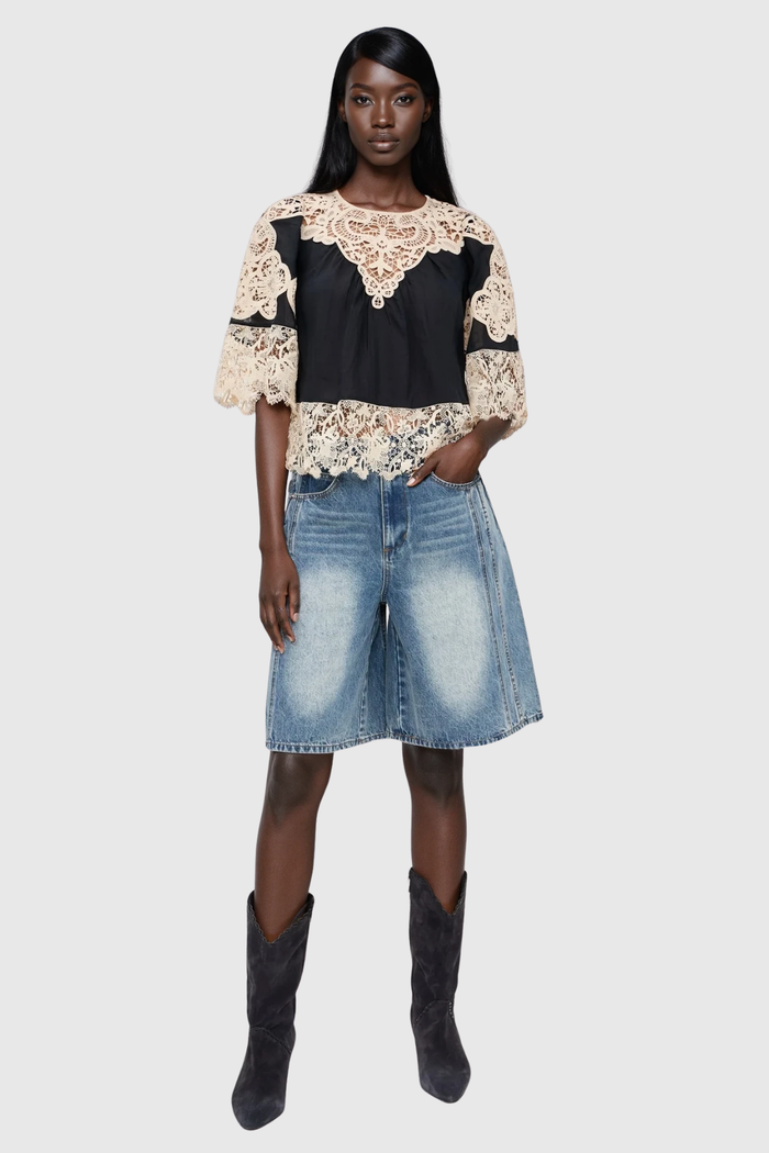 Farzad Embellished Cochet Top