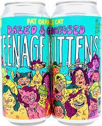 Fat Orange Cat Dazed & Confused Teenage Kitten Dank, Hazy IPA  16oz 4-pack