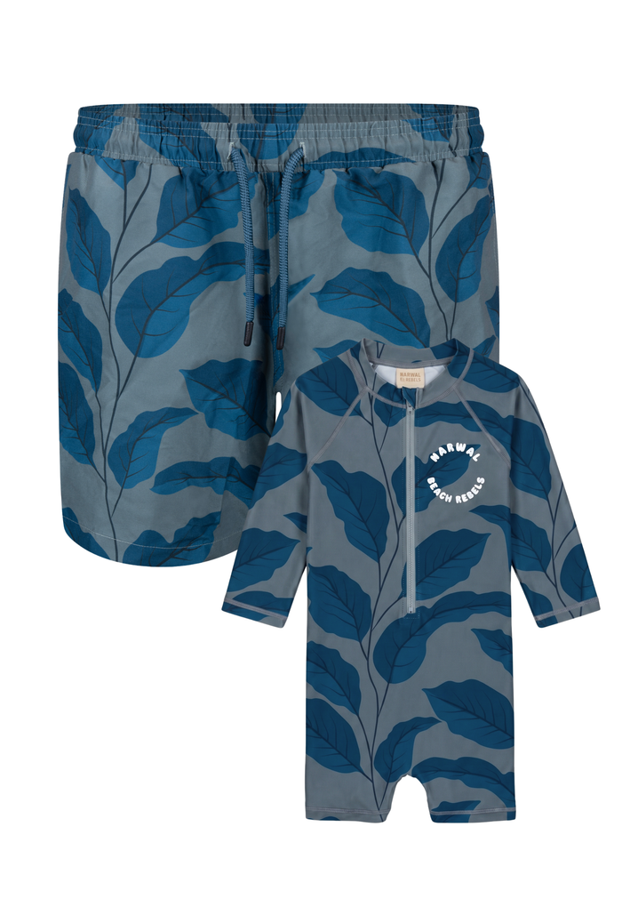 Father & Kid UV Leaves