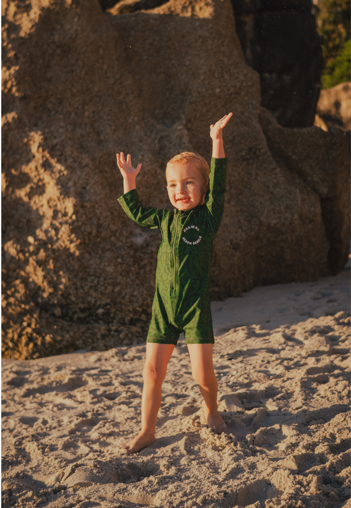 Father & Kid UV Splash Green