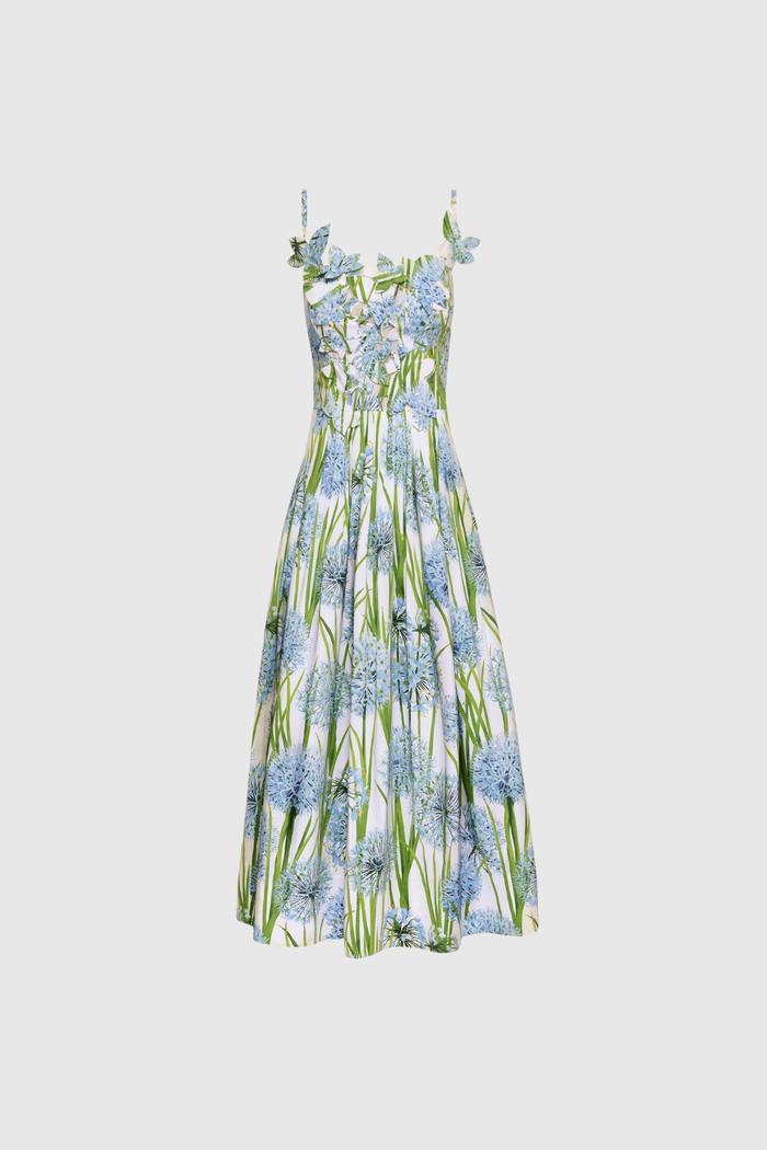 Fatime Spaghetti Flower Maxi Dress