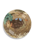 Feathered Nest Round Decoupage Tray - Ben's Garden