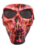Flame Skull Mask Smoke Lens: Features:
Made with Polypropylene (Helmet Material)
Polycarbonate Lenses
Matte Flame Mask
Soft-A