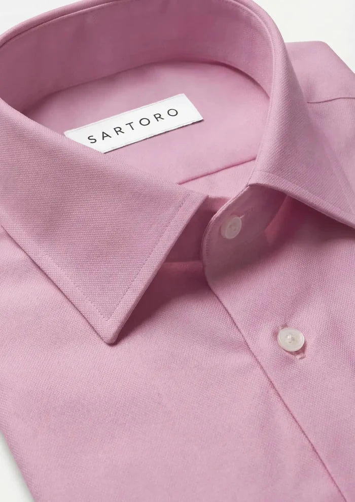Flamingo Jacquard Bamboo Shirt - SARTORO