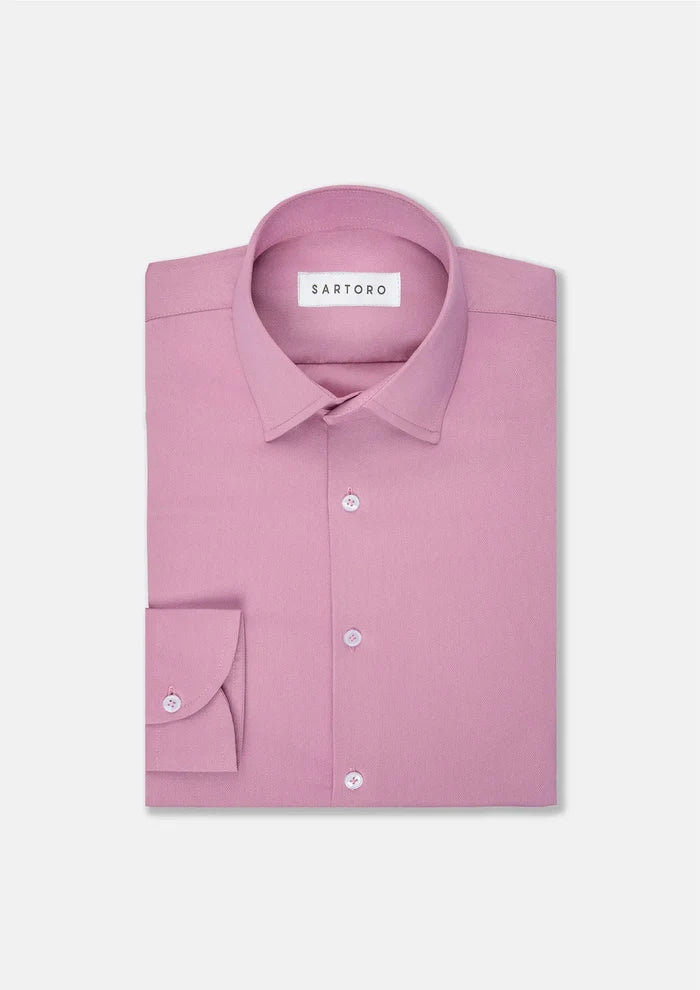 Flamingo Pink Bamboo Shirt - SARTORO