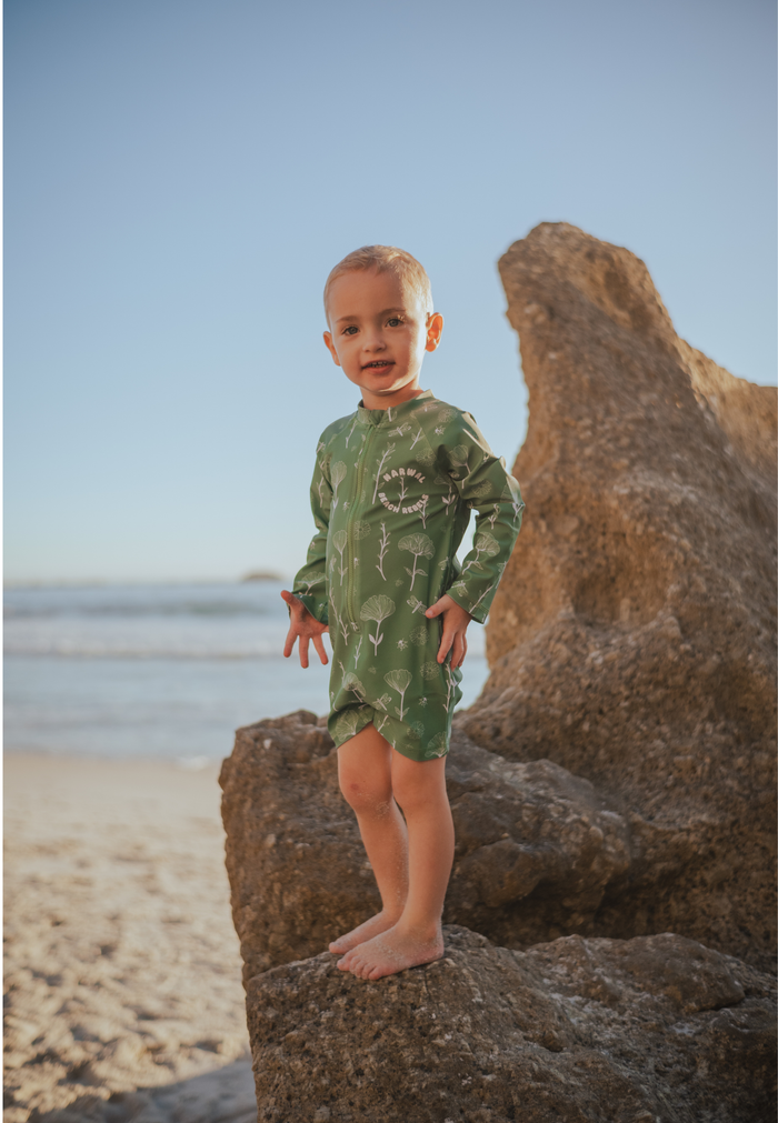 Flower Green Suit