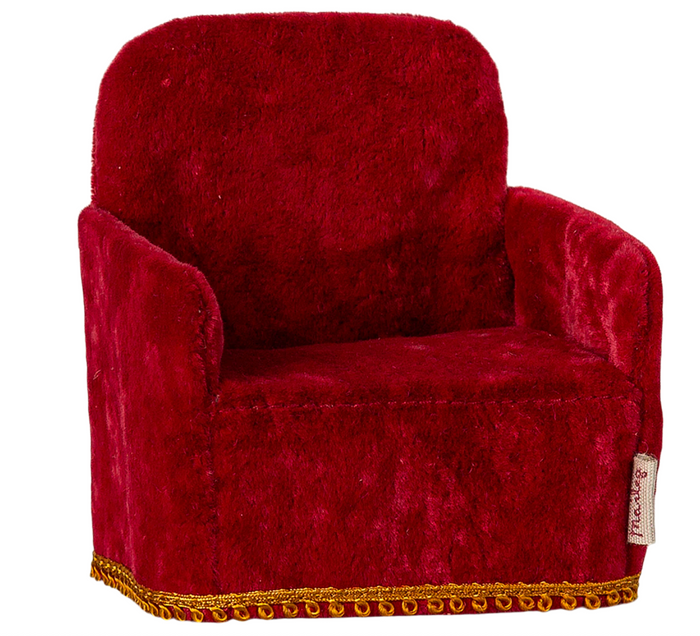 folding chair, mouse - red