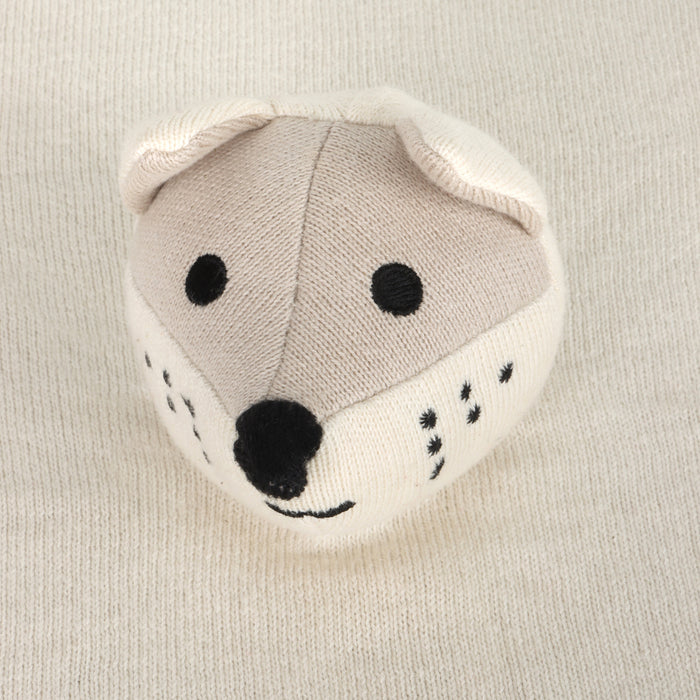 Fox - Organic Baby Lovey Security Blanket Cuddle Cloth by Viverano Organics