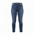 FRAME ‘LE HIGH STRAIGHT’ MEDIUM BLUE STRAIGHT LEG JEANS - SIZE 24