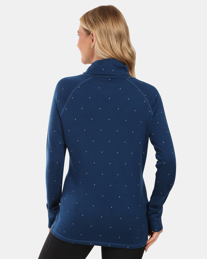Merinowolle für Damen base Schicht-Rollkragenpullover Kilpi JANNU-W