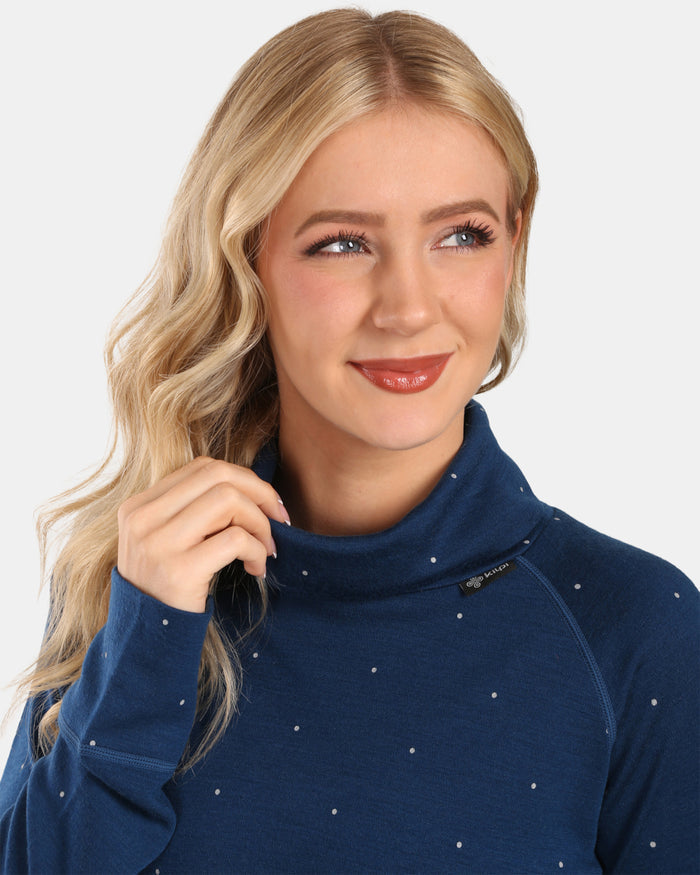 Merinowolle für Damen base Schicht-Rollkragenpullover Kilpi JANNU-W