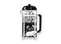 French Press Sticker