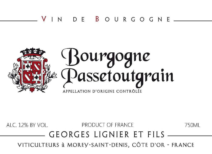 Georges Lignier Bourgogne Passetoutgrains 2023