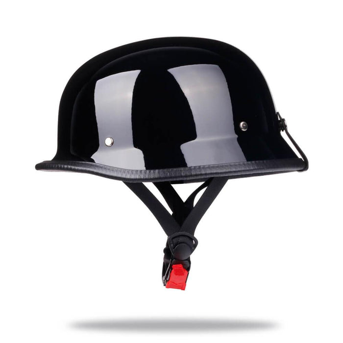 German Beanie Helmet Solid: Description
All of our motorcycle helmets are FMVSS 571