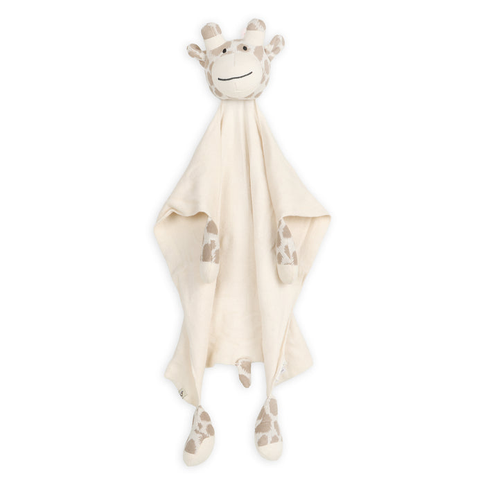 Giraffe - Organic Baby Lovey Security Blanket Cuddle Cloth