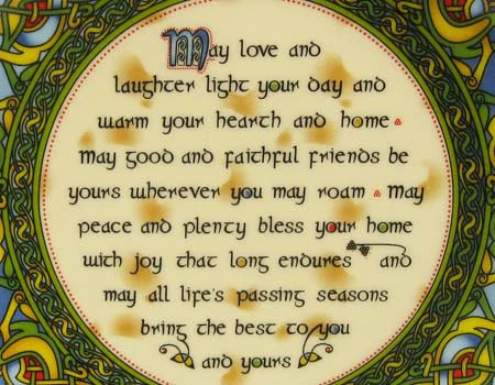 God Bless Our Home 4" Plate