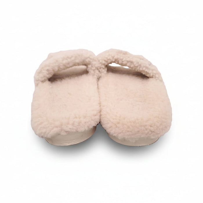 GOLDEN GOOSE SHEARLING SLIDES - SIZE 39