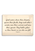 Good Sisters Share Their Dreams Decoupage Glass Tray - Ben's Garden