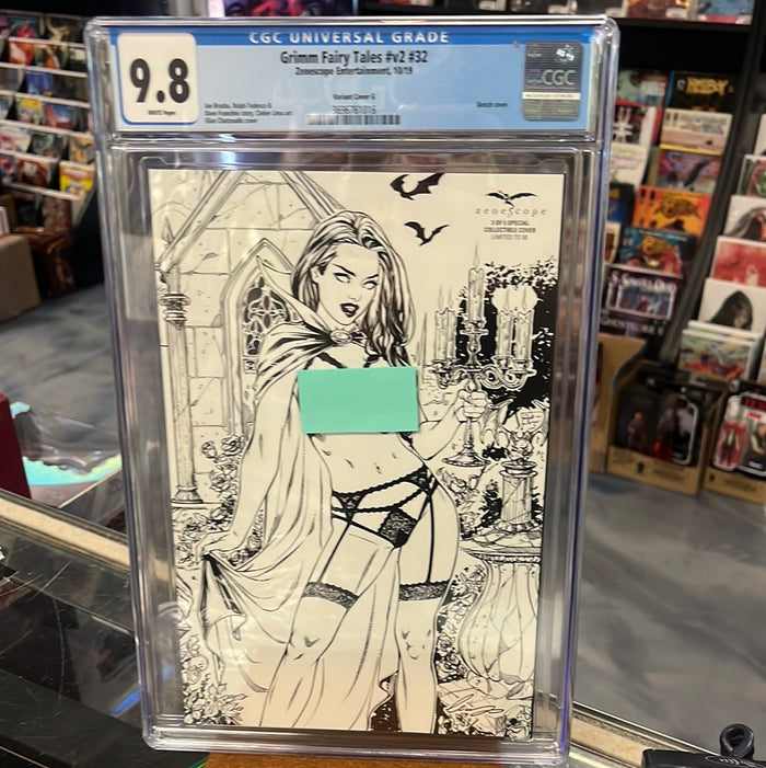 Grimm Fairy Tales #v2 #32 (2019) Z Rated! CGC Graded 9.8! Elias Chatzoudis Art!
