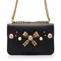 GUCCI FAUX PEARL PEONY BAG