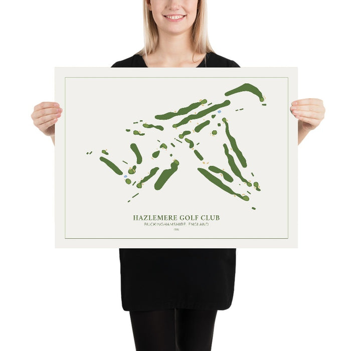 Hazlemere Golf Club: Modern Golf Course Map