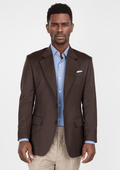 Hickory Brown Herringbone Ellis Jacket - SARTORO