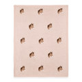 Horse Dreams - Jacquard Sweater Knit Baby Blanket (Organic Cotton)