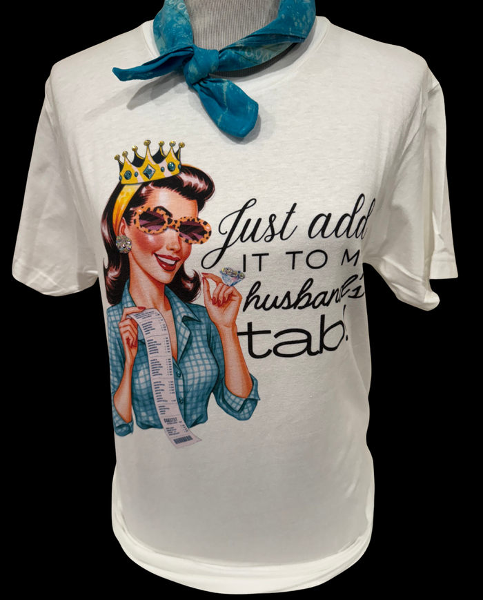 Husband’s Tab Bling Tee