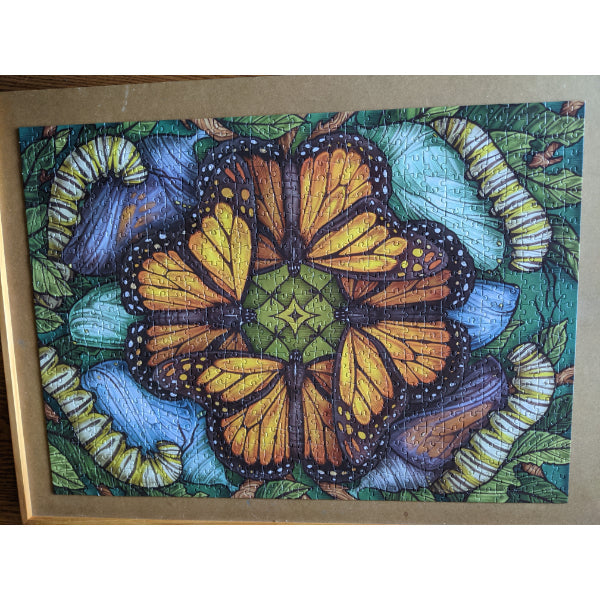 Illustrated Monarch Metamorphosis Puzzle