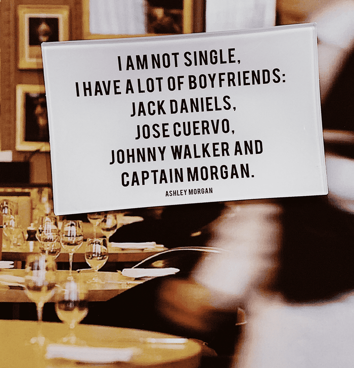I'm Not Single, I Have A Lot Of Boyfriends Decoupage Glass Tray - Ben's Garden