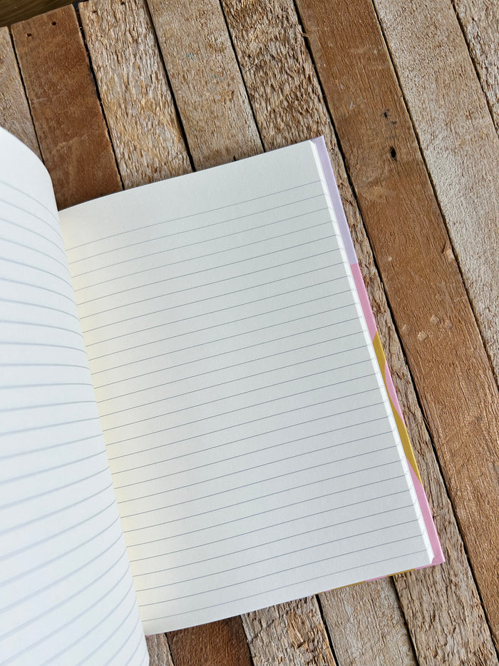 Beach Towel Lined Notebook