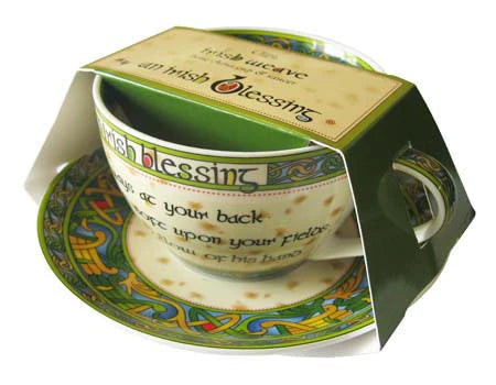 Irish Blessing Cup & Saucer Set