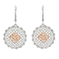 Irish Lace Celtic Knot Drop Earrings