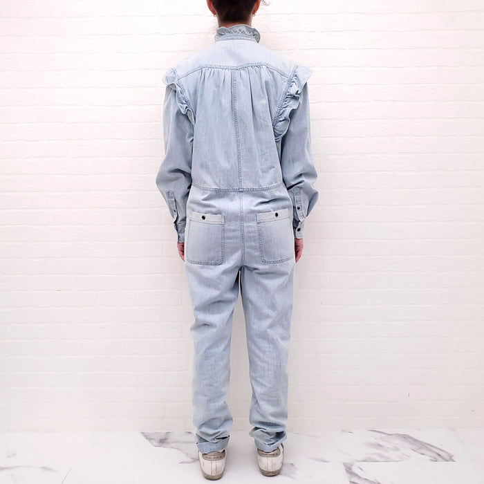ISABEL MARANT ÉTOILE DENIM JUMPSUIT - SIZE 34