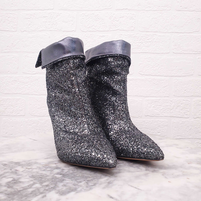 ISABEL MARANT GLITTER BOOTS - SIZE 39